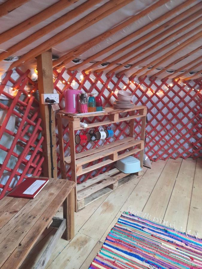 Alder Yurt Wych Elm Glamping Hotel Хелстън Екстериор снимка